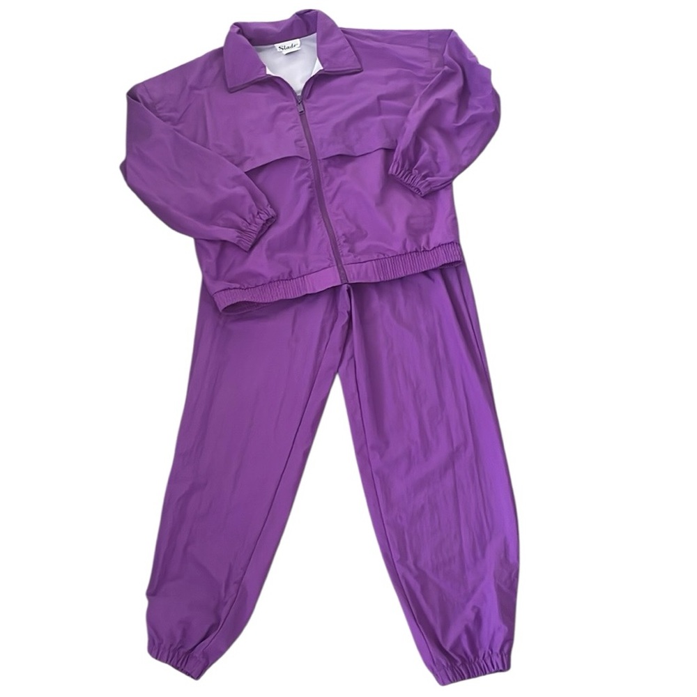 Vintage Slade Purple‎ Nylon Tracksuit Set